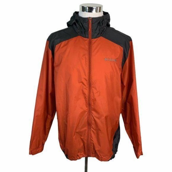 Columbia Full Zip Up Hooded Windbreaker Jacket